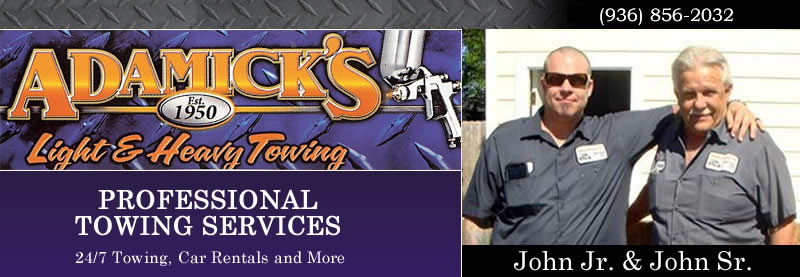 Johnny Adamick Towing, auto parts, rental cars